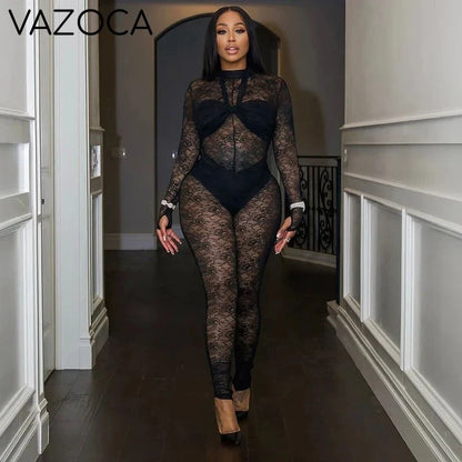 Atasa Mesh Jumpsuit