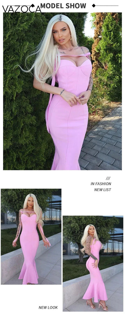 Nora Bandage Maxi Dress