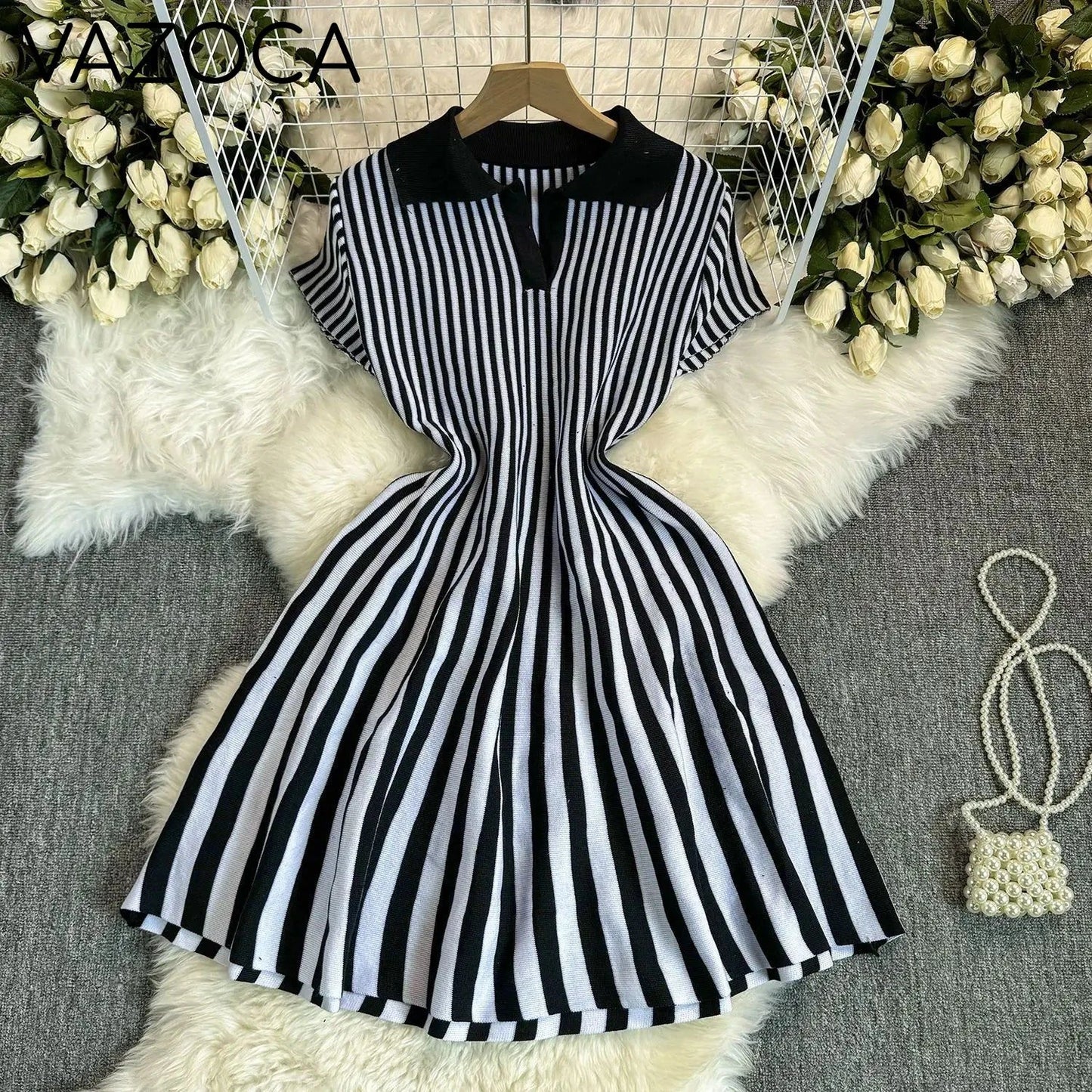 Vintage Knitted Mini Dress