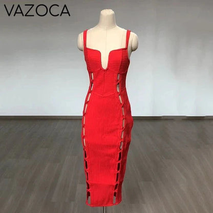 No Cuts Given Bandage Midi Dress
