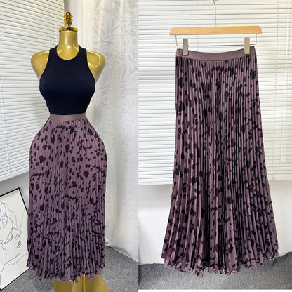 Kiana High Waist Skirt Set