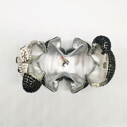 Mini Bear Diamond Clutch Bag