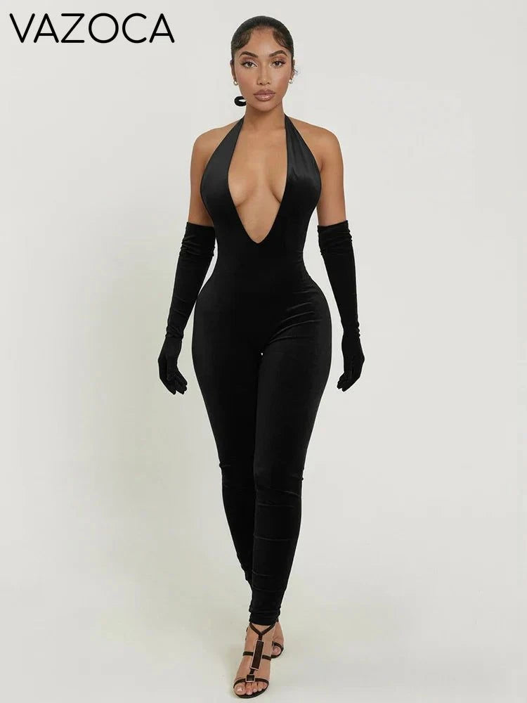 Shelli V-Neck Jumpsuit