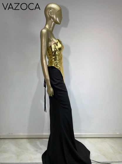 Amaya Elegant Maxi Skirt Set