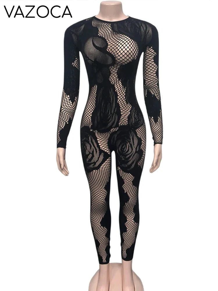 Aliana Mesh Jumpsuit