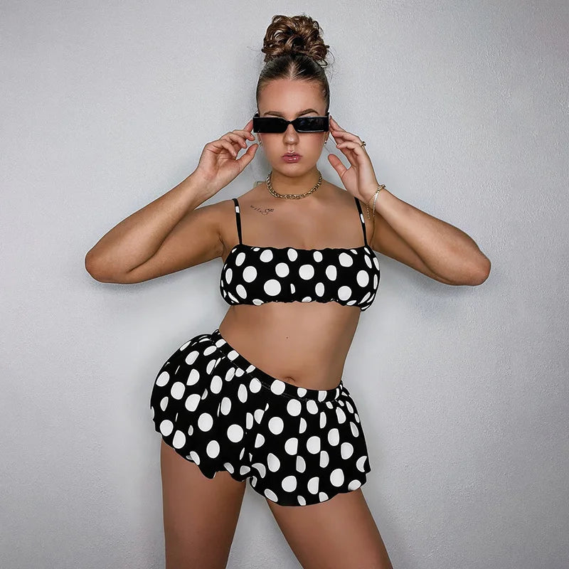 Polka Dot Short Set