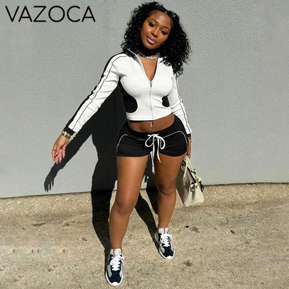 Sporty Chic Two-Piece Set