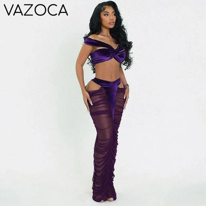 Velvet Mesh Cutout Set