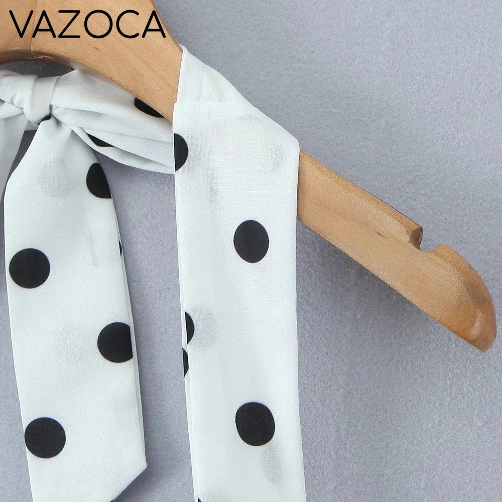 Polka Dot Puff Mini Dress