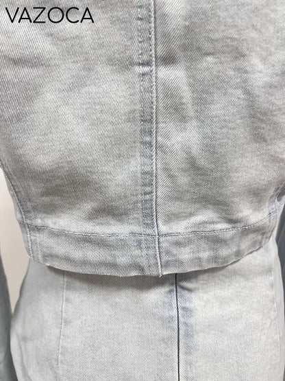 Sofia Denim Mini Skirt Set