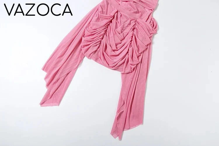 Lia Ruched Tassel Dress