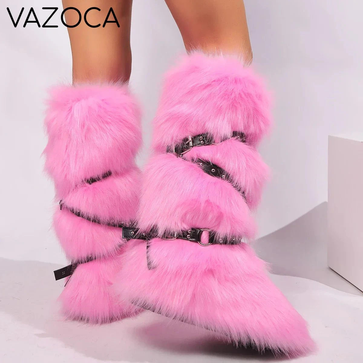 Plush Furry Boots