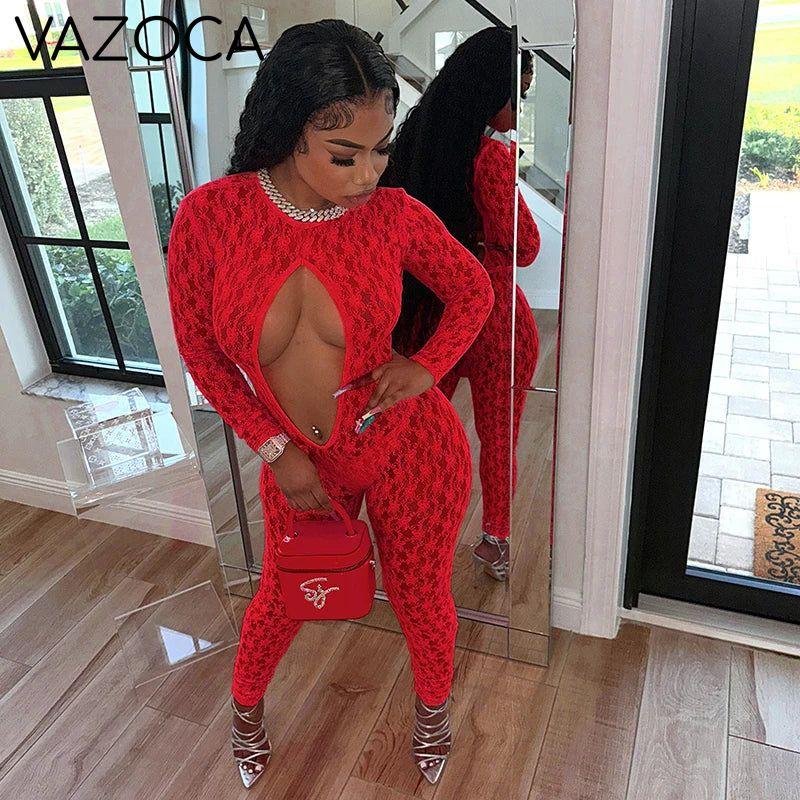 Lace Cut Out Jumpsuit