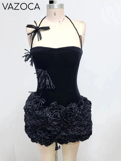 Twilight Velvet Mini Skirt Set