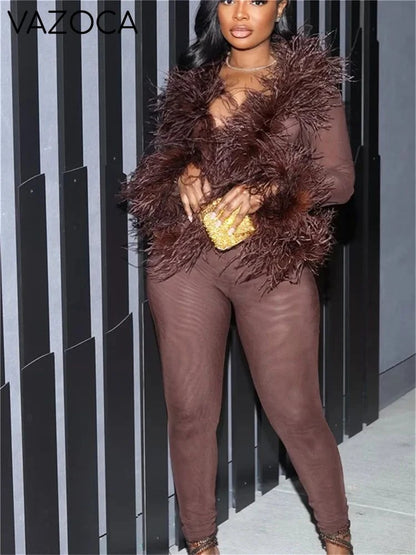 Charisma Fluff Pants Set