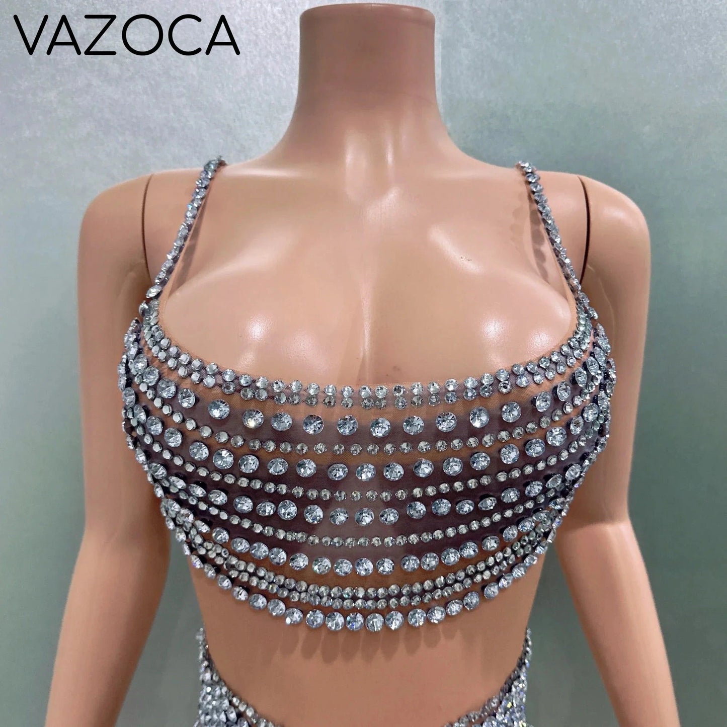 Shinning Diamond Mini Dress