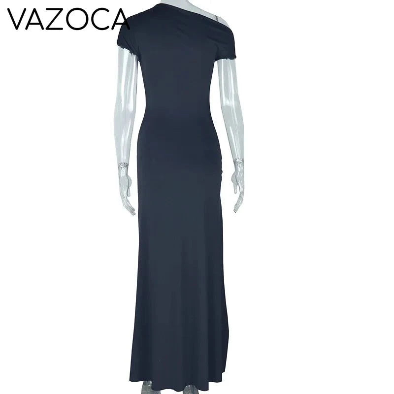 Louise Pleated Maxi Dress