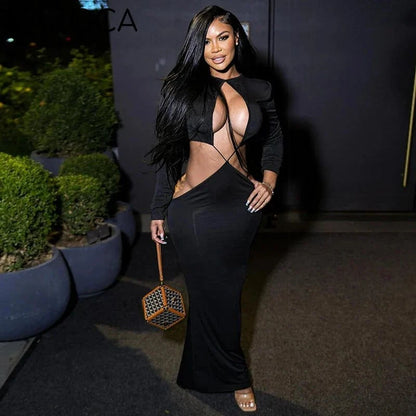 Allure Cut Out Maxi Dress
