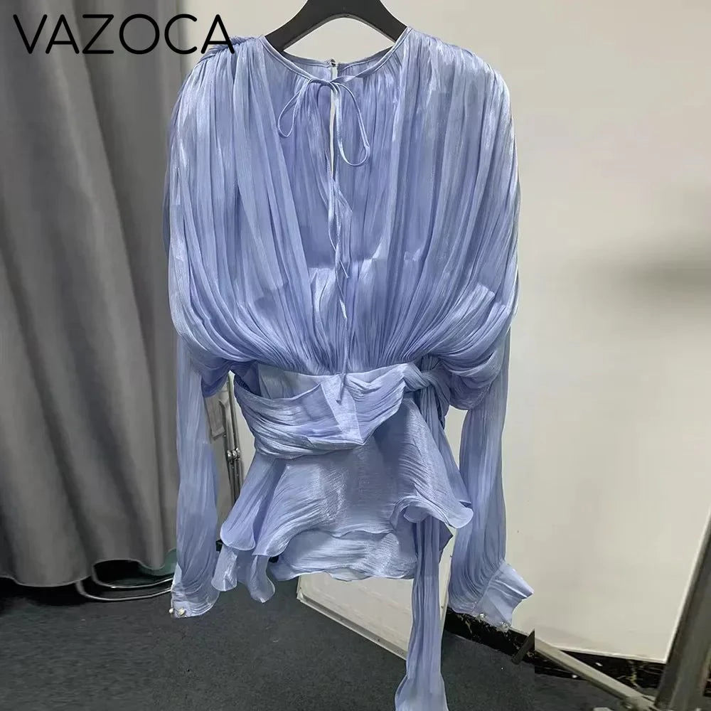 Maritza Tunic Mini Dress LIGHTBLUE