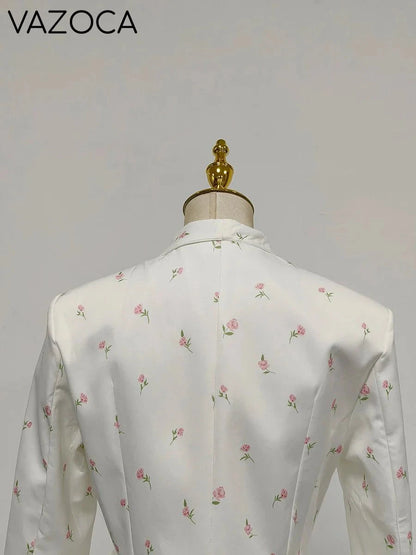 Floral Blazer Dress