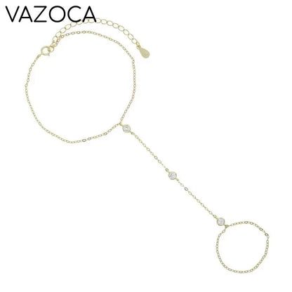 Charm Ring Wrist Bracelet