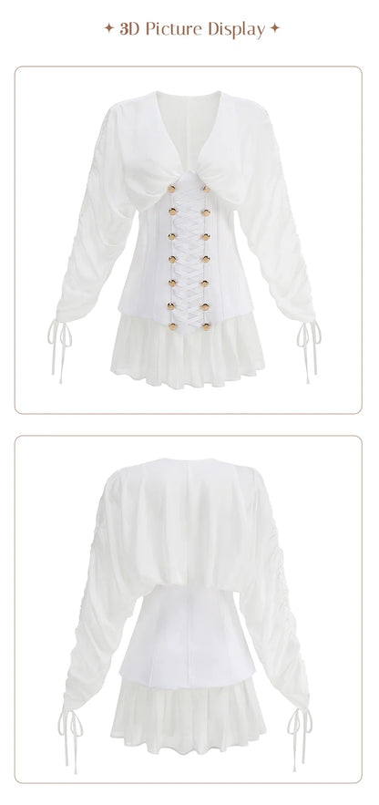 Nessa Chiffon Corset Mini Dress