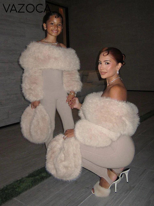 Maya Furry Jumpsuit