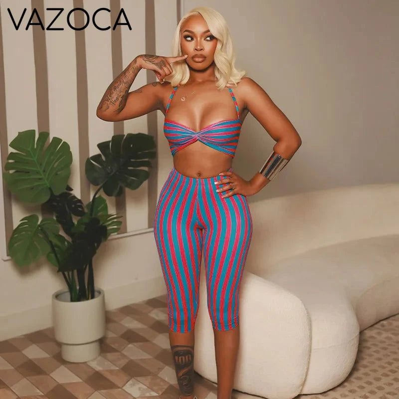 Wanda Striped Set