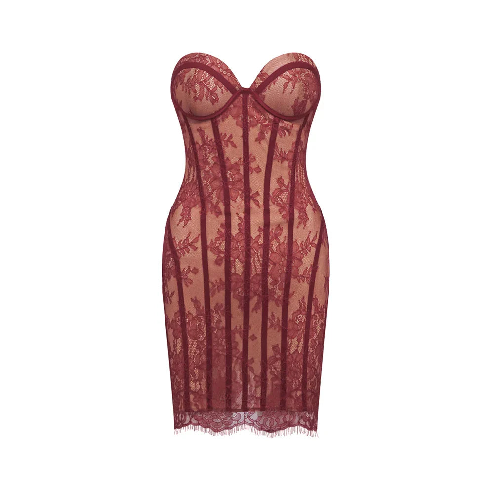 Kerry Corset Bustier Mini Dress