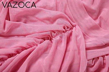 Lia Ruched Tassel Dress
