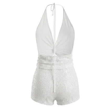 Amina Sequin Short Set