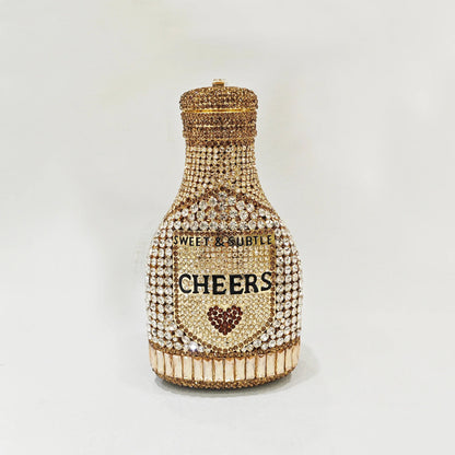 Cheers Crystal Clutch Purse