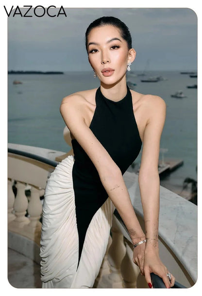 Lorie Ruched Bandage Maxi Dress