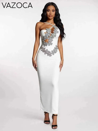 Anita Bodycon Bandage Maxi Dress