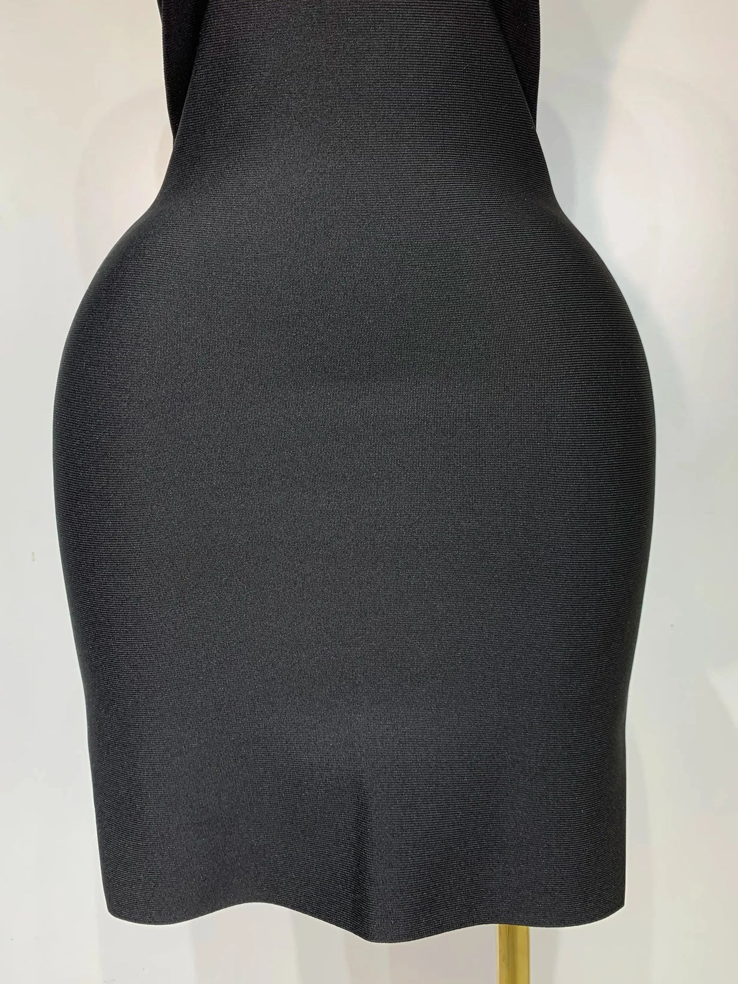 White Collar  Bodycon Bandage Mini Dress