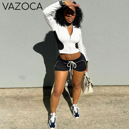 Sporty Chic Two-Piece Set