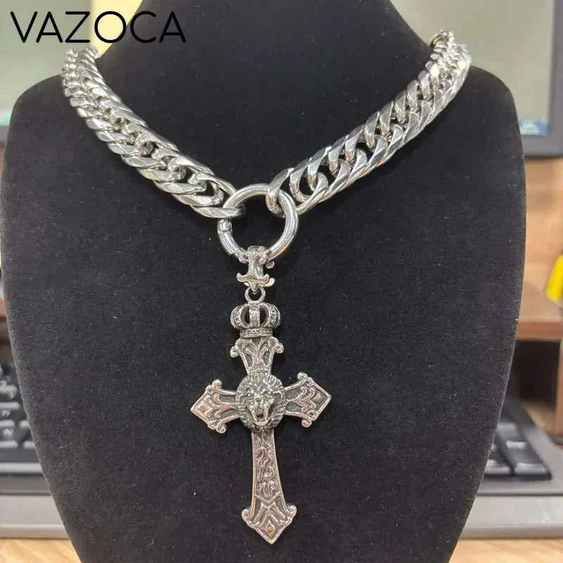 Cross Pendant Choker