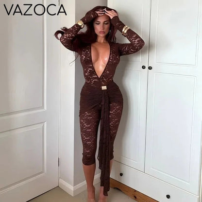 Jana Mesh Jumpsuit