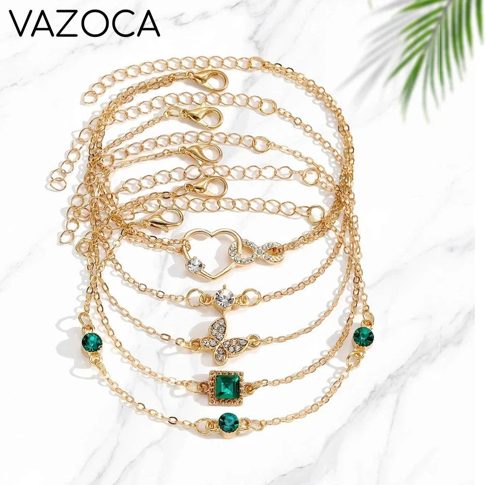 5pcs Vintage Bracelet Set