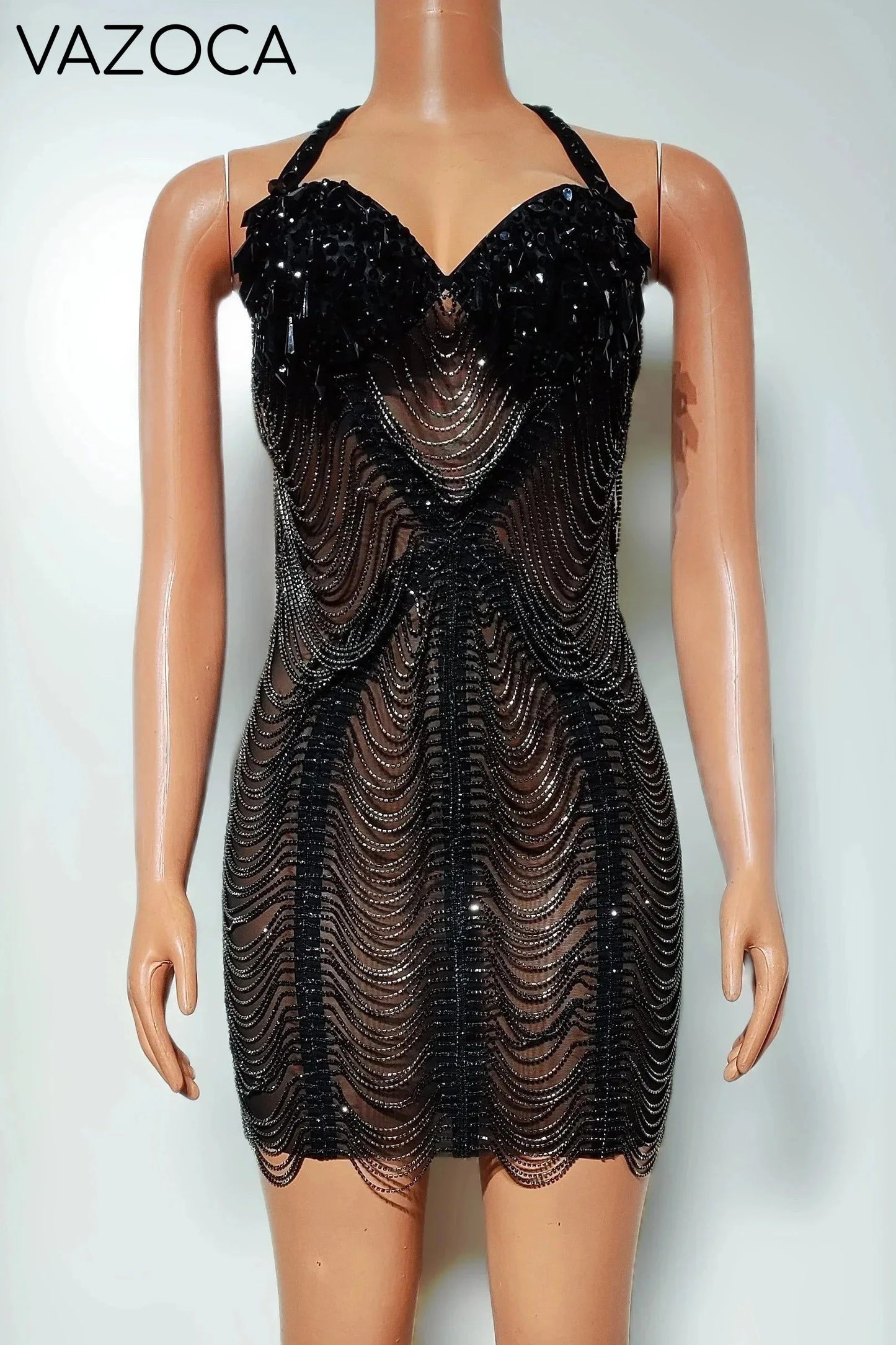 Suzann Luxury Diamond Dress dress B