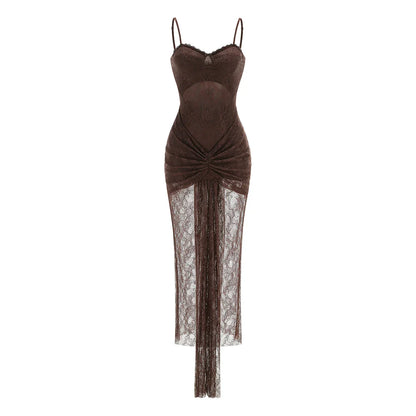 Wendie Mesh Maxi Dress