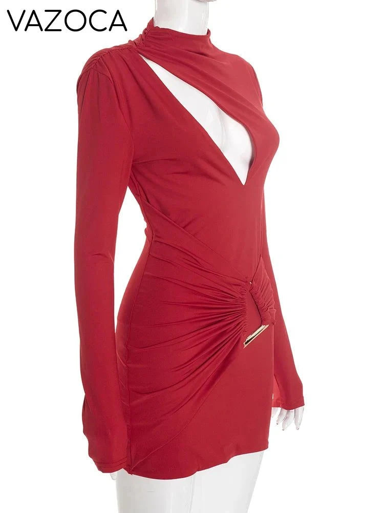 Anila Ruched Mini Dress