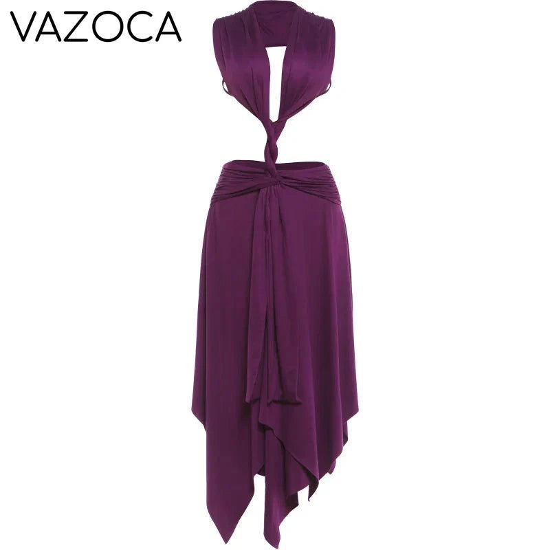 Tyra Backless Midi Dress