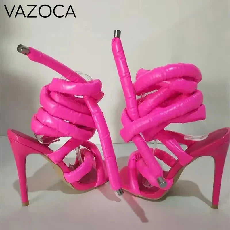 Act Up High Heels rose red