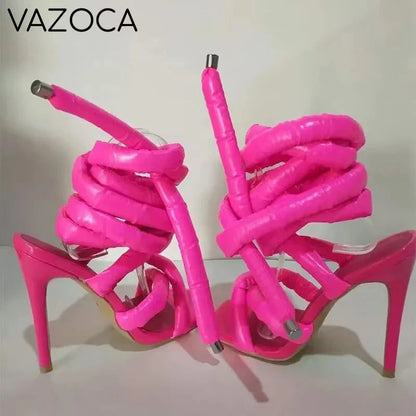 Act Up High Heels rose red