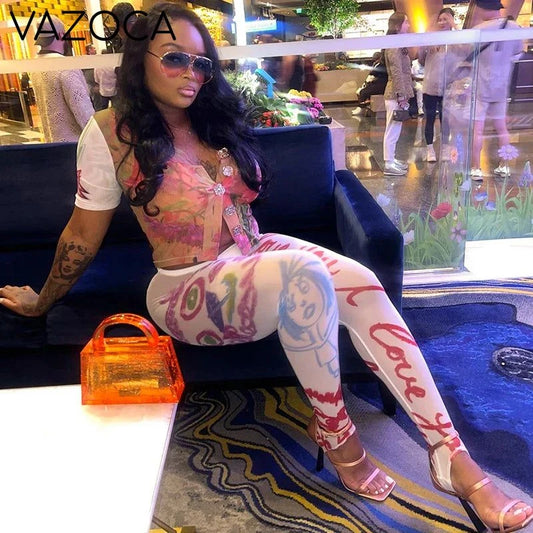 Floral Graffiti Mesh Set