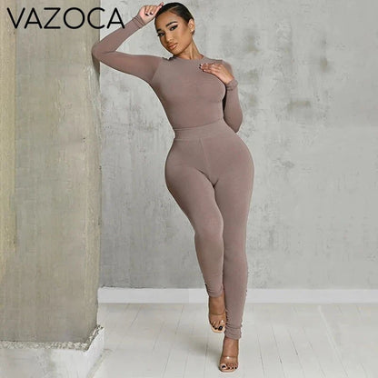 Active Stretchy Bodysuit Set