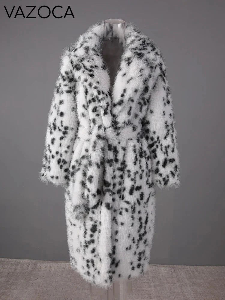 Opulent Fur Plush Coat