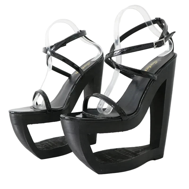 Stunt Queen Wedge High Heels
