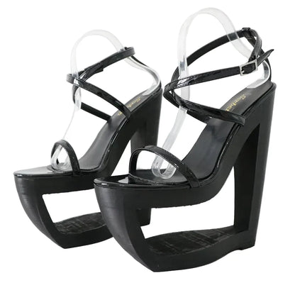 Stunt Queen Wedge High Heels